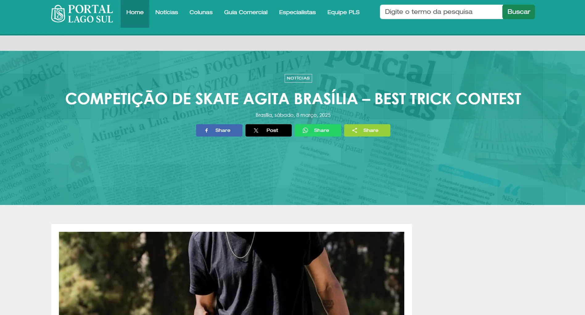 Competição de skate agita Brasília - Best Trick Contest